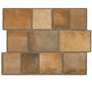 Carrelage imitation pavé pierre Conques Coto GPR 40x60 en grès cérame antidérapant, finition multiformat.